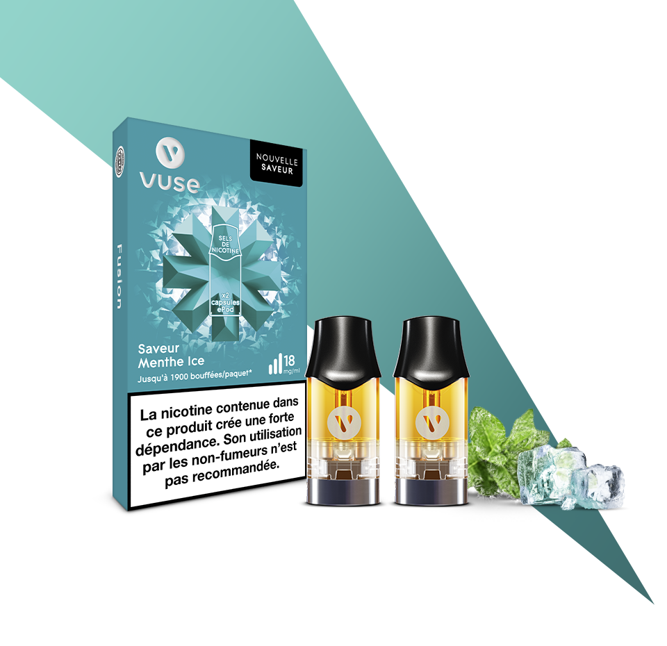 Capsules EPod Saveur Menthe Ice Vuse