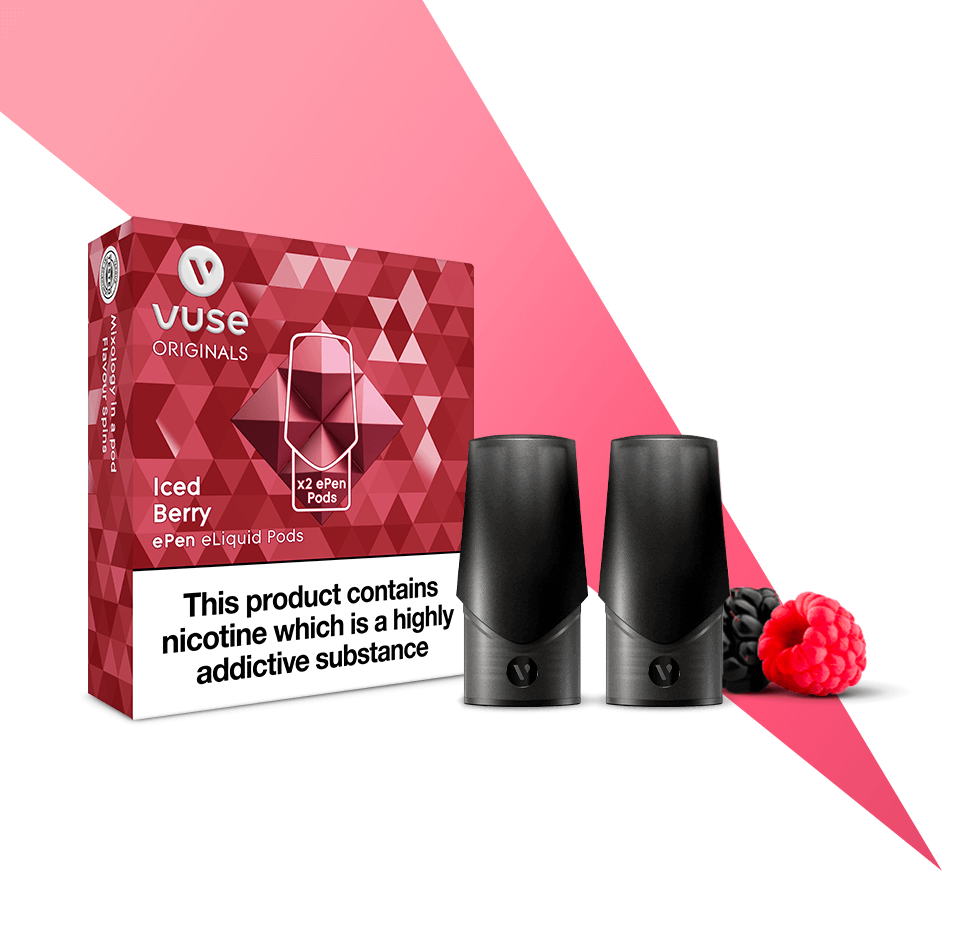 Iced Berry ePen Pods eLiquid Pods Vuse UK