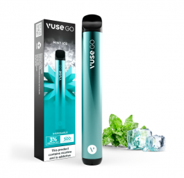 VUSE Puff cigarette électronique Jetable sans nicotine ni tabac, Saveur  Menthe Ice, vapoteuse e cigarette électronique, vape : : Mode