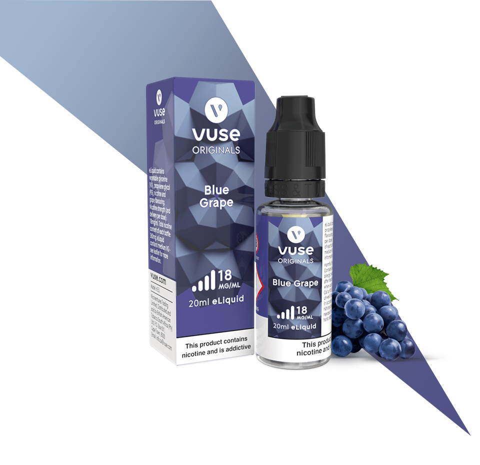 20ml eLiquid | Buy the Blue Grape Vape Flavour | VUSE SA