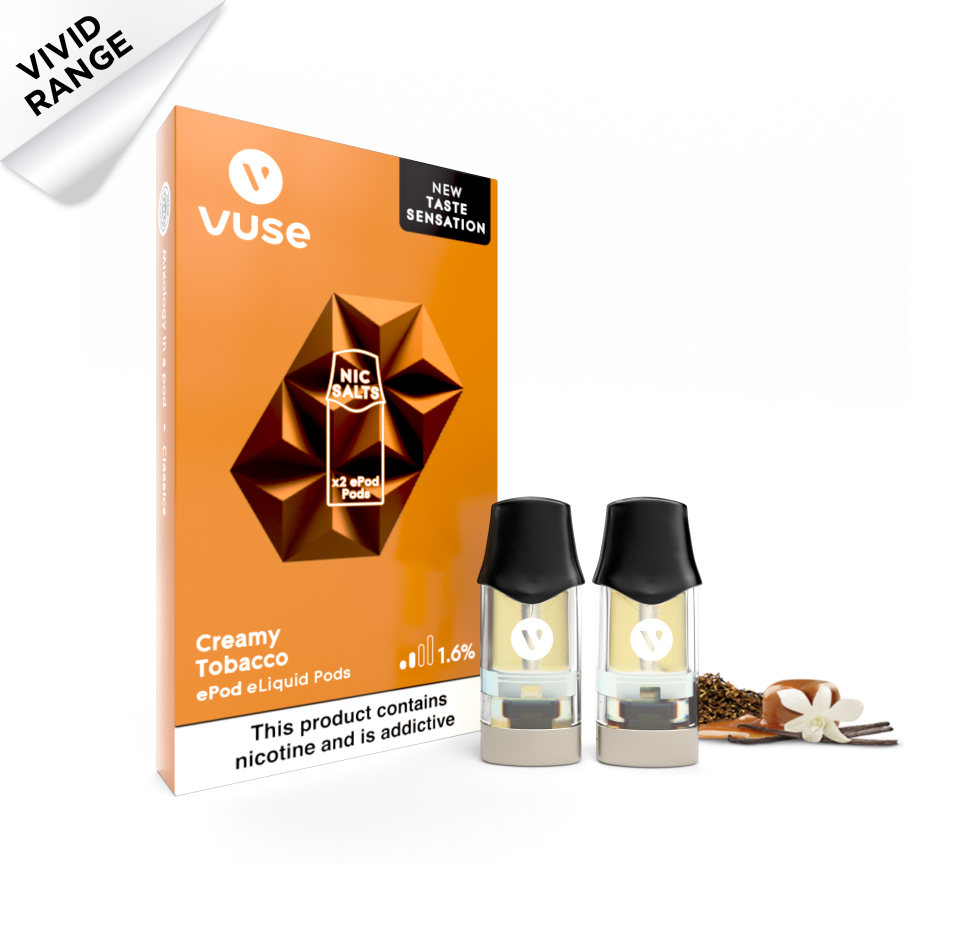 Buy Vuse Creamy Tobacco Pod Flavour Now Online! | Vuse SA