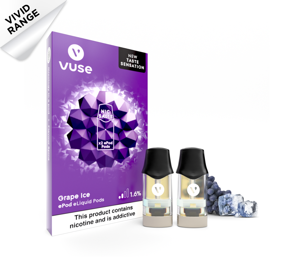 Shop Vuse Grape Ice Pod Flavour Now Online | Vuse SA