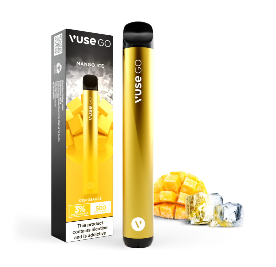 Vuse Go Mango Ice Disposable Vape Up To 500 Puffs Vuse