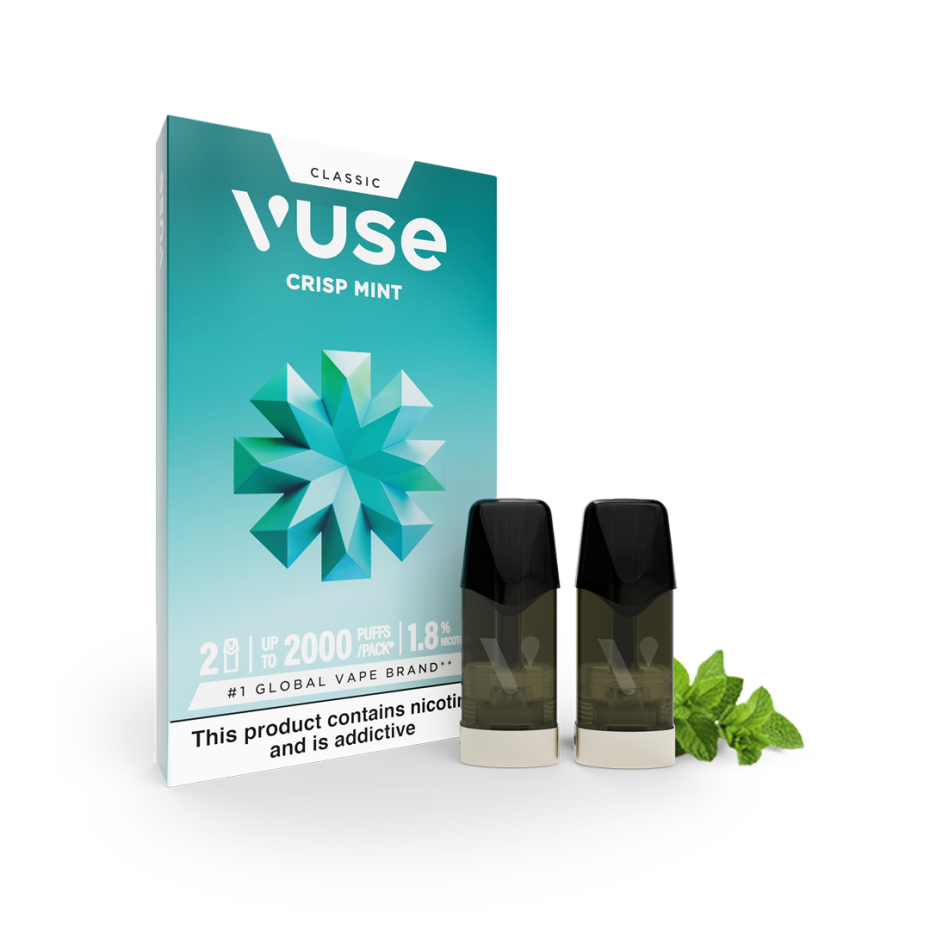 vuse pods mint Buy Crisp Pod | Prefilled Pod Pod Vape Features-Refillable The Big Disposable Break Choose Flavor:Pink Lemonade