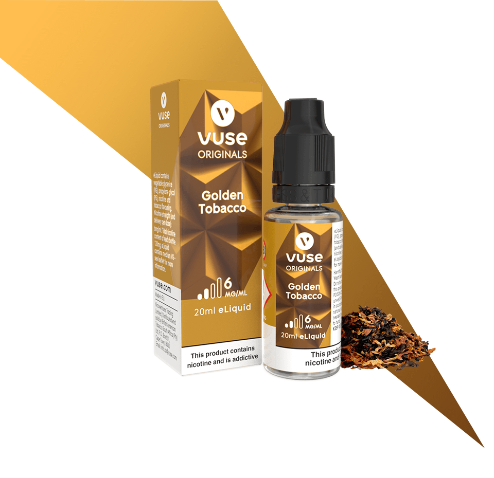 Buy Vuse Golden Tobacco 20ml Vape Refill Liquid Juice
