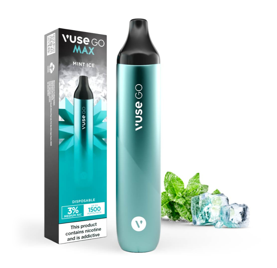 Vuse Go Max Mint Ice  +1500 puffs disposable vape