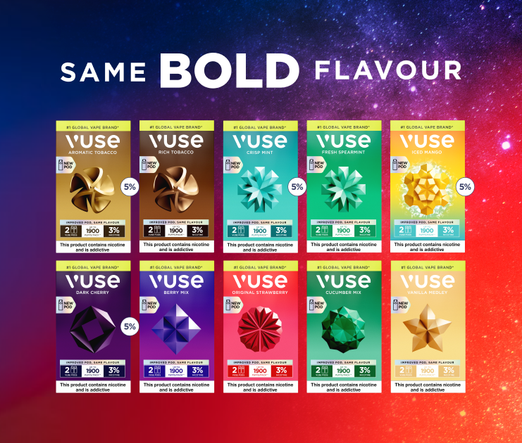 New Vuse Pod Features | Meet the Improved Pod | Vuse SA